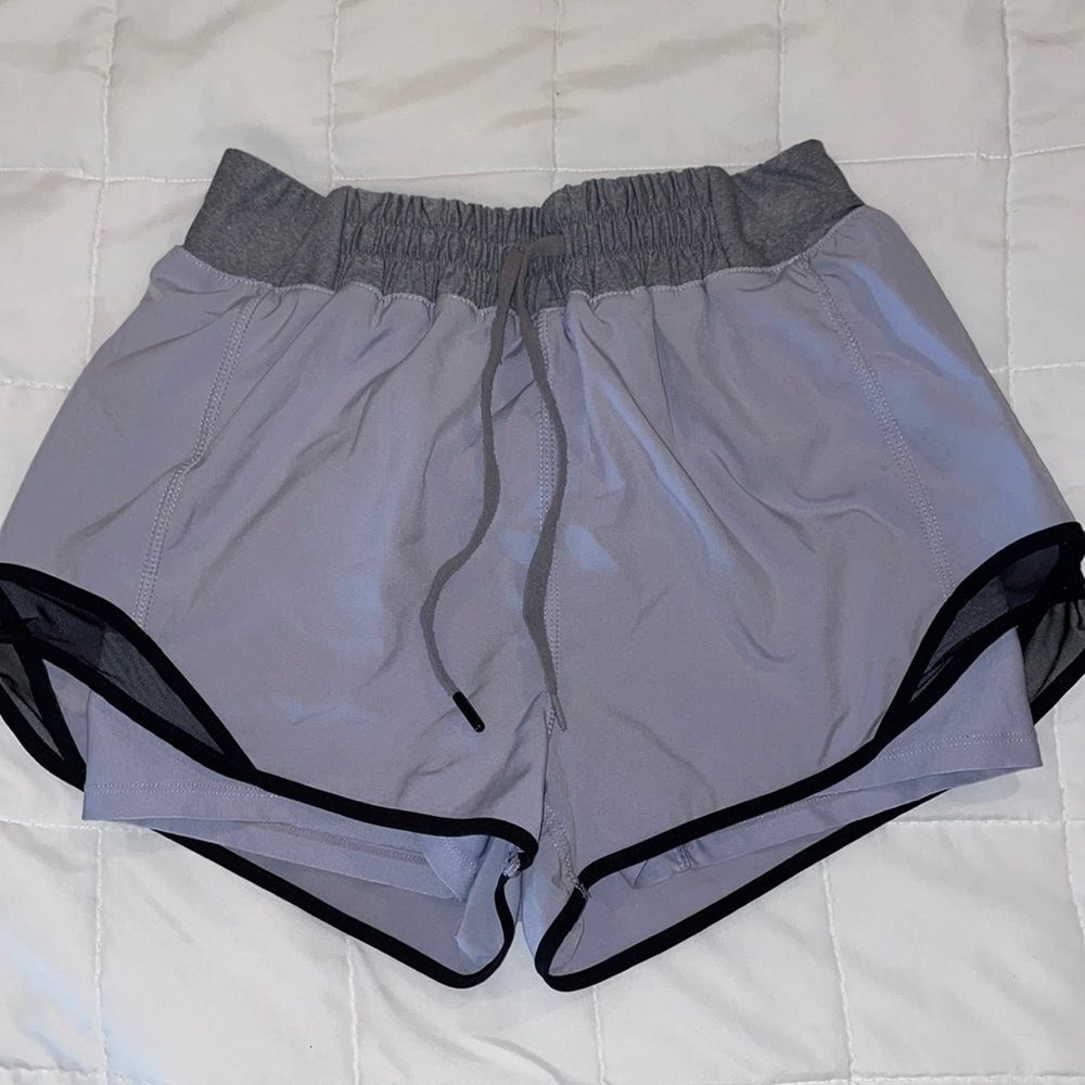 Lilac, Black, and Grey Athletic Shorts​